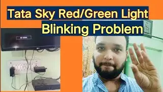 Tata sky red light problem || Tata Sky SD Set Top Box Red Led Light Blinking Problem || @YouTube