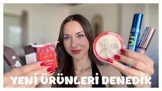 SEPHORA, LOVELY, NYX, LOREAL ÜRÜNLERİ DENEDİK😍|MAVİ RİMEL, LOREAL LUMİ ALLIK, LOVELY YENİ KOLEKSİYON