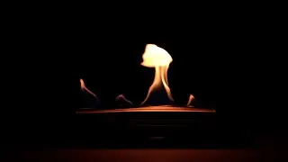 8K Natural Flames &ndash; Silent Firelight Visual on Black Background for Meditation & Relaxation