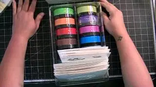 Scrap Room Organization :  Small Stencil & Mixed Media Storage Solution