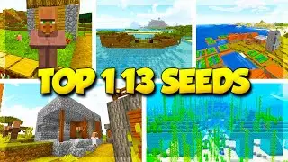 5 VILLAGE SEEDS for MINECRAFT 1.13! (Minecraft Update Aquatic Seeds)
