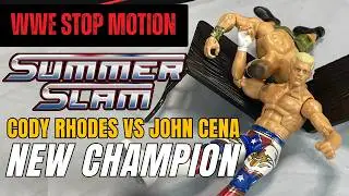 Cody Rhodes vs John Cena WWE SummerSlam Match Highlights (stop motion)