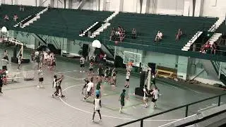 Landon Mckinney highlights at the Michigan state university summer basketball camp