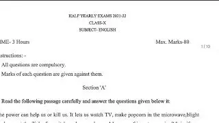 class 12th chemistry half yearly paper 2021|12th chemistry ardhvaarshik paper|half yearly exam 2021