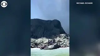 WEB EXTRA: New Zealand Volcano Erupts