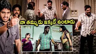 Naga Chaitanya Bejawada Movie Mass Warning Scene || Ajay || Latest Scenes || First Show Movies