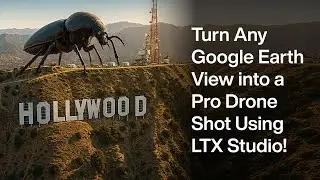 AI Drone Views via Google Maps + LTX Studio
