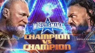 Roman Reigns vs Brock Lesnar | Wrestlemania 38
