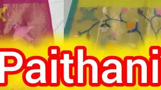 Sequence Paithani muslin jamdani saree live #live #muslinsaree