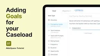 How to add a goal in Ablespace