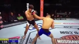 TUF FINALE Rob Font vs Matt Schnell Highlights TKO