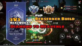 Bless Global Berserker PvP Skill Build 2v2 Arena Gameplay
