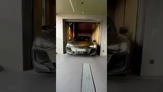 Hotel with Parking your car on your  private Balcony #audi #luxury #luxurycar #automobile #shorts