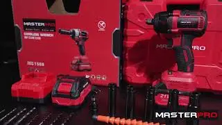 MasterPro 21V Cordless Impact Wrench 350Nm | Full Accessories Unboxing & Demo