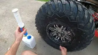 Tireject flat prevention for UTVs!!!  Install video !!