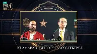Islamabad United Press Conference | HBL PSL Player Auction 2026 | MX1J