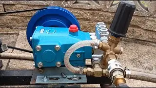 CAT PUMPS Pressure Washer Plunger Pump TEST, Model: 5CP2140W, Powerful Pump. Honda Engine. Part 2.
