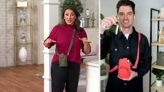 IHKWIP RFID Call Me Later Cellphone Crossbody 2.0 on QVC