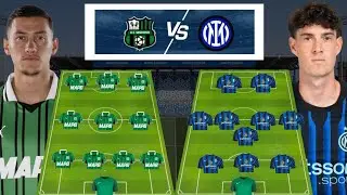 SASSUOLO VS INTER MILAN Head To Head Lineup Predictions 🔥 Italy Serie A 2025/2026 Today