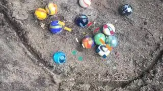 Playing marbles
