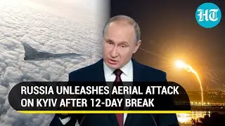 Kamikaze Drones and 16 Kalibr Cruise Missiles: Putin's Overnight Aerial Blitz in Kyiv | Watch