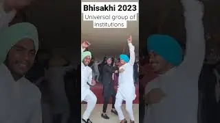 #Bhaisakhi #celebration #masti #masti #masti  (universal group of institutions lalru mohali punjab)