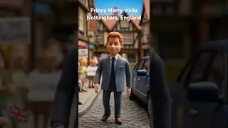 Prince Harry visits Nottingham, England