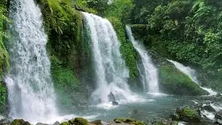 Soothing Night Waterfall Sounds | Healing Nature Medicine for Deep Sleep