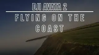 Flying the DJI Avata 2 over the coast in Devon #4k #hdr #djiavata2