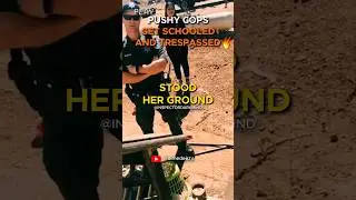 'Exit! Exit! Off My Property! Without A Warrant, Bye!' Cops Quieted and Trespassed off Private Land