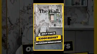 $3000 bathroom renovation on a budget #bathroominspo #homeimprovement #renovationsg