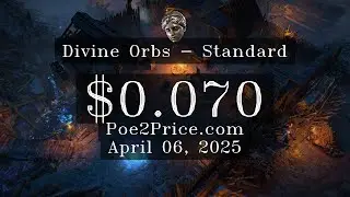 Divine Orbs Price $0.070 on April 06, 2025 in Path of Exile 2