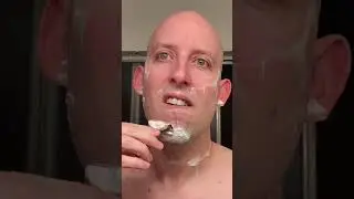 ASMR first full face shave #shorts