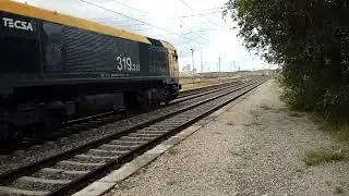 Serie 319 de TECSA en Castillejo-A&ntilde;over (09/06/2018)