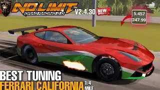 Latest Tune Ferrari HS30 5.4 second 1/4 mile no limit drag racing 2 V2.4.30 new update‼️