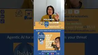 Agentic AI for student excellence - threat and opportunity for you, PostdocTransformation, Clip, Pro