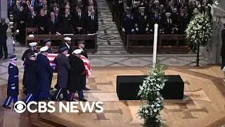 Jimmy Carter's casket enters National Cathedral for funeral