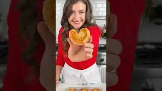 Classic Palmiers &mdash; Perfect Crispy Cookies #shorts