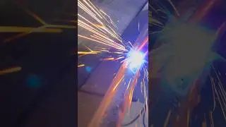 Fixing metal dents the hard way by welding and grinding! #shorts #bodywork #classiccars