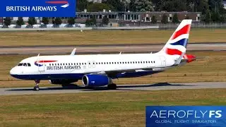 MUNICH TO LONDON ON BRITISH AIRWAYS A320 | AEROFLYFSGLOBAL | Flight simmer