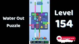 Water Out Puzzle Level 154 Walkthrough 💧 | Step-by-Step Solution | SolutionGuruji