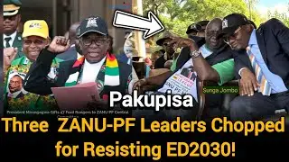 Jambanja🤯Three Top Masvingo ZANU-PF Leaders Chopped for Resisting ED2030!🇿🇼🔥