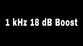 1 kHz 18 dB Boost Pink Noise Ear Training for Sound Engineers || Starting Sound