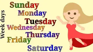 Days of the Week for Kids/ Learn days of the week with quiz