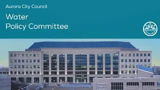 Water Policy Committee Meeting - January 2026