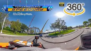 VR 360 5K Tomorrowland Speedway On Ride Ultra HD POV Walt Disney World 2020 11 02