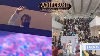Prabhas at amb Mall | Adipurush Trailer Launch | Tolly Talkies