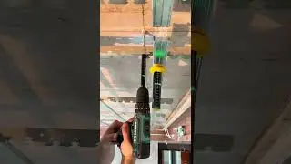 Contour ruler to assist ceiling installation #tools