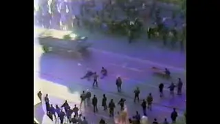 21 decembrie 1989. Piata Universitatii dupa mitingul lui Ceausescu - filmarea completa