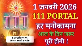 1 जनवरी 2026, 111 PORTAL हर मनोकामना आज के दिन जरूर पूरी होगी !
